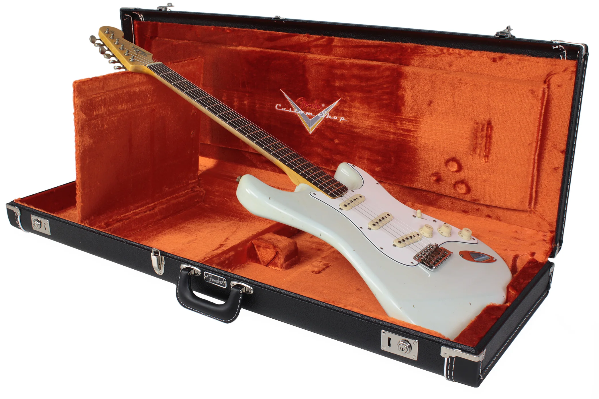 Fender Custom Shop Journeyman 1964 Stratocaster, Faded Sonic Blue - Image 7