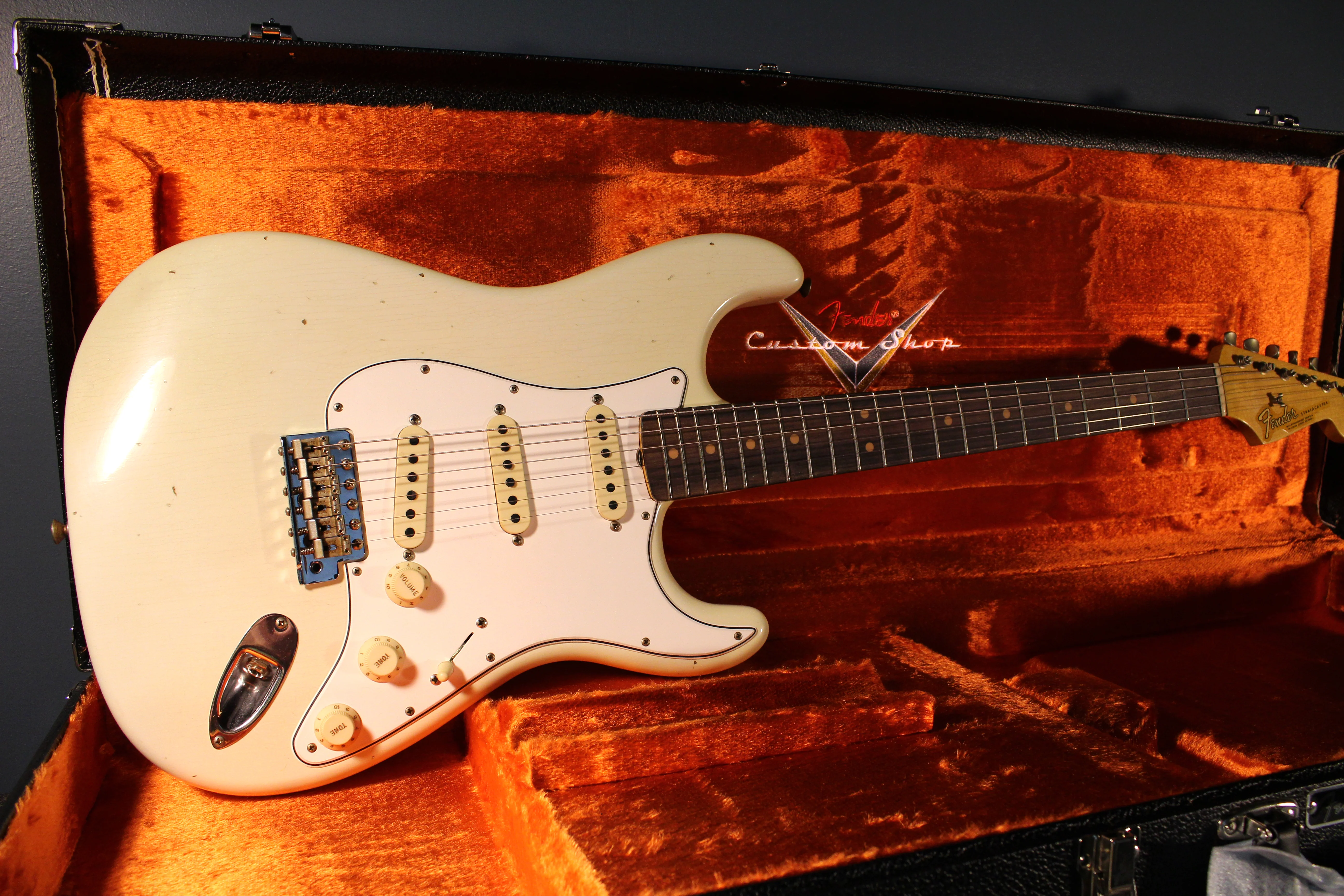 Fender Custom Shop Journeyman 1964 Stratocaster, Olympic White - Image 12