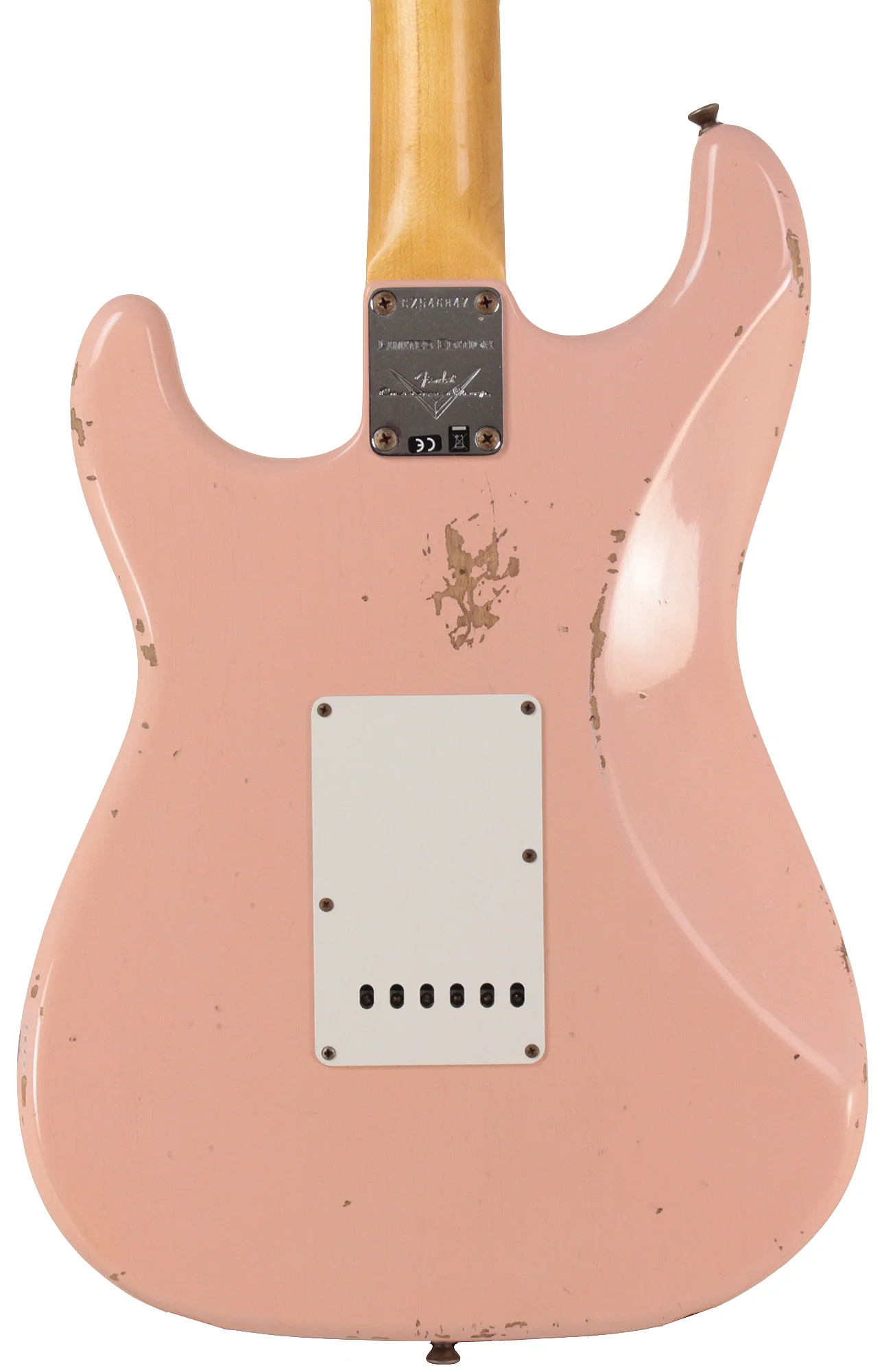 Fender Custom Shop Limited 1960 Relic Stratocaster, Aged Shell Pink - Image 4