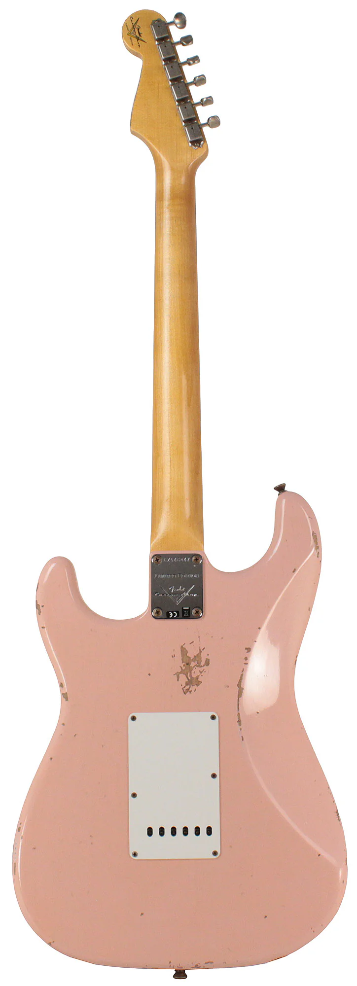 Fender Custom Shop Limited 1960 Relic Stratocaster, Aged Shell Pink - Image 5