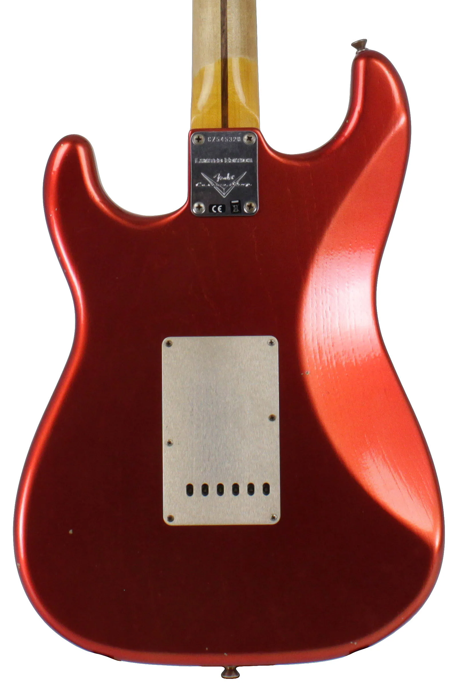 Fender Custom Shop Limited '55 Dual-Mag Strat Journeyman Relic, Aged Candy Apple Red - Image 7
