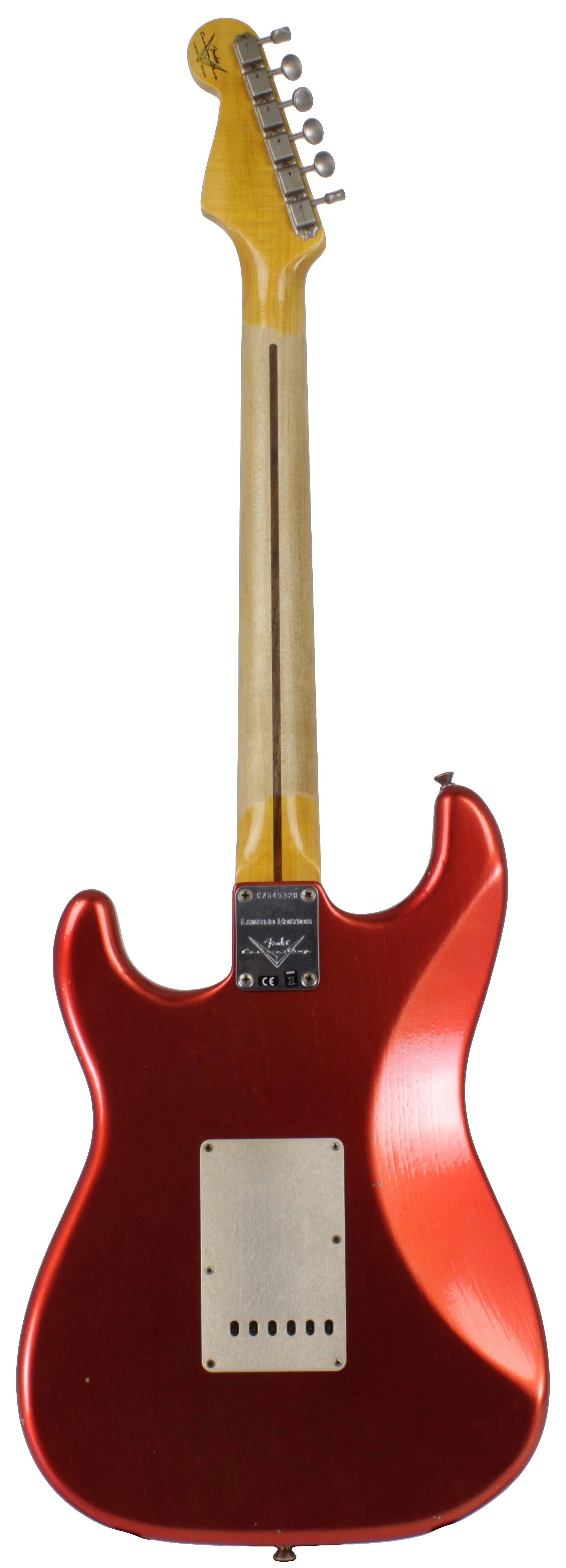 Fender Custom Shop Limited '55 Dual-Mag Strat Journeyman Relic, Aged Candy Apple Red - Image 9