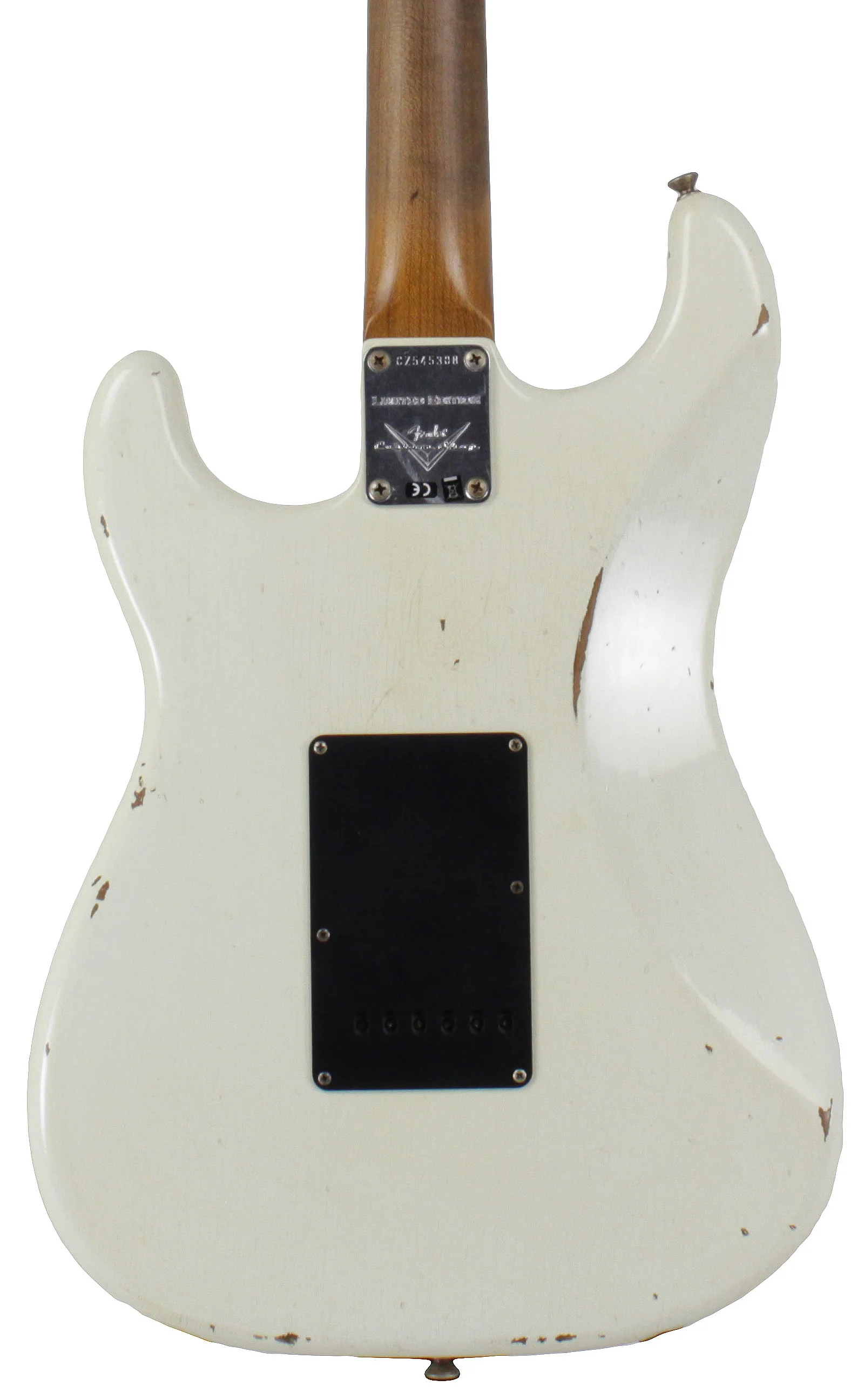 Fender Custom Shop Limited Roasted Poblano Strat, Relic, Aged Olympic White - Image 6