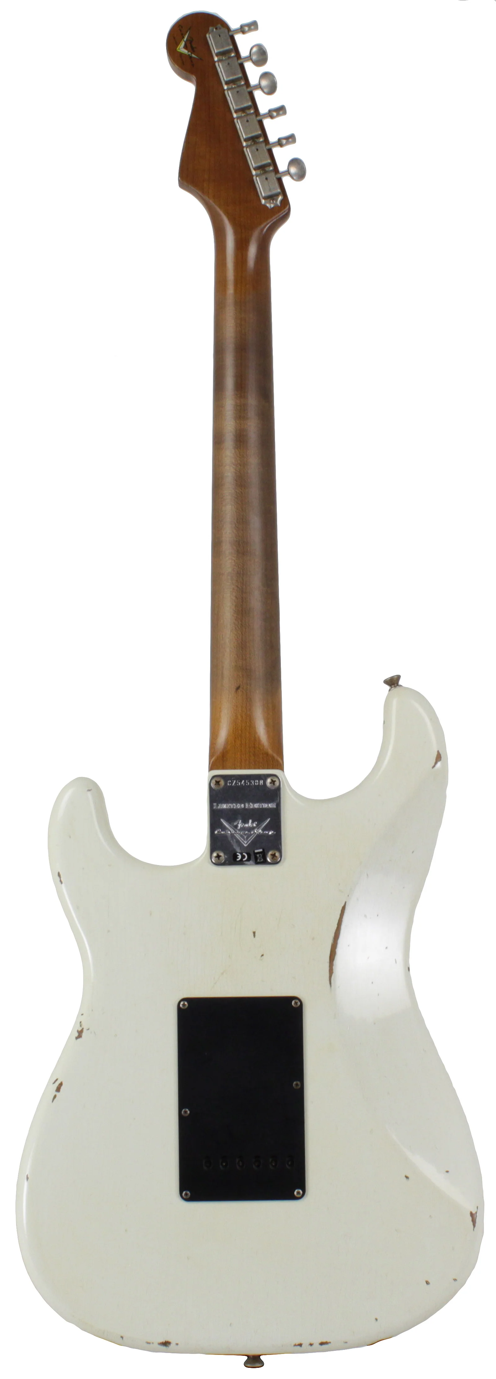 Fender Custom Shop Limited Roasted Poblano Strat, Relic, Aged Olympic White - Image 8