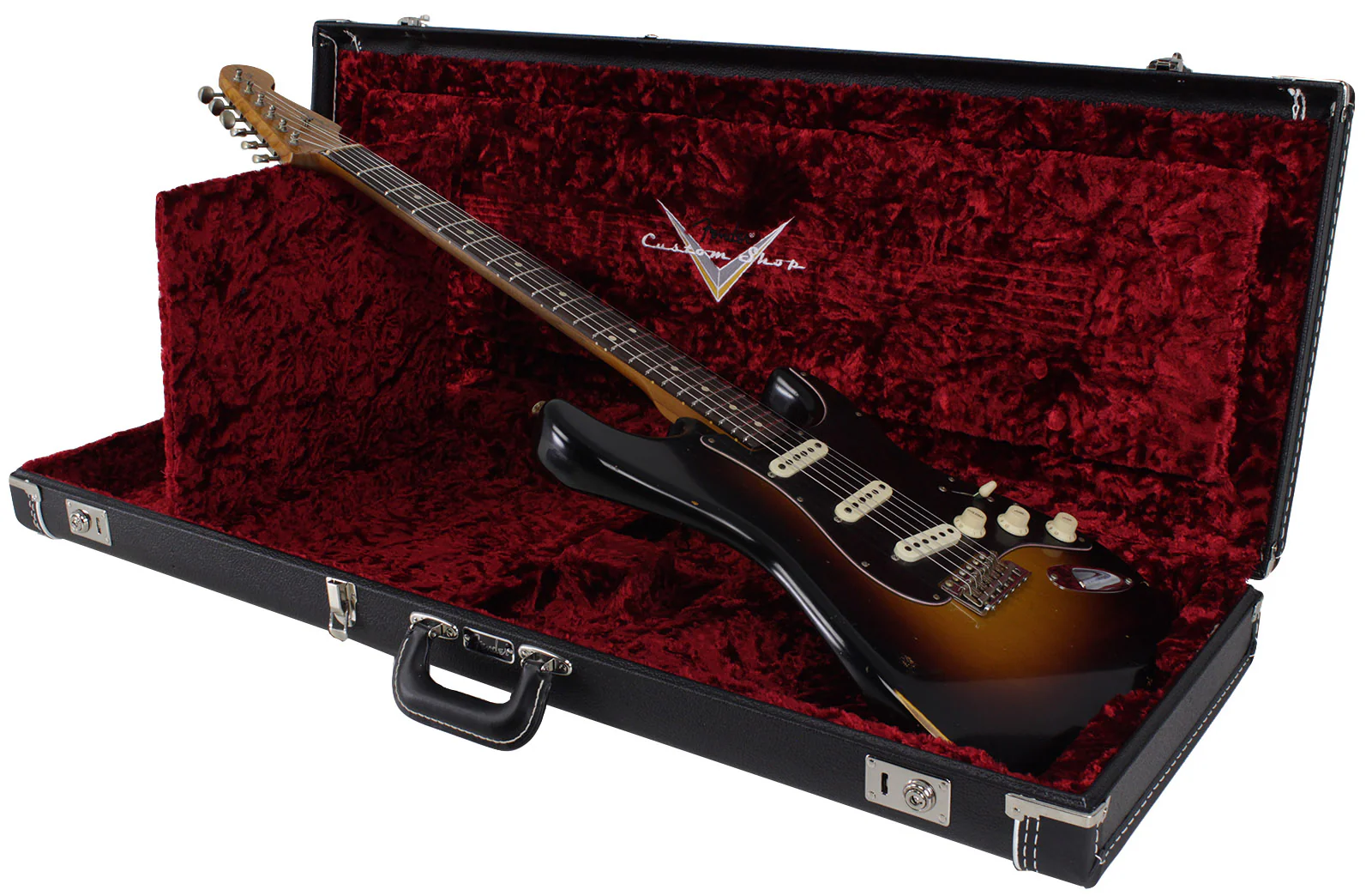 Fender Custom Shop Limited Roasted Poblano Strat, Relic, Wide Fade Sunburst - Image 9