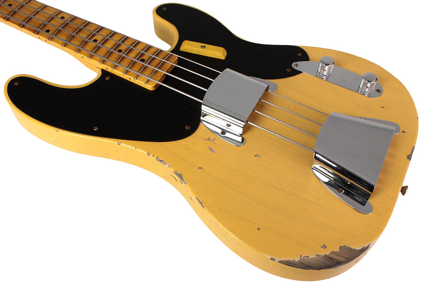 Fender Custom Shop Limited 1951 Precision Bass Relic, Aged Nocaster Blonde - Image 4