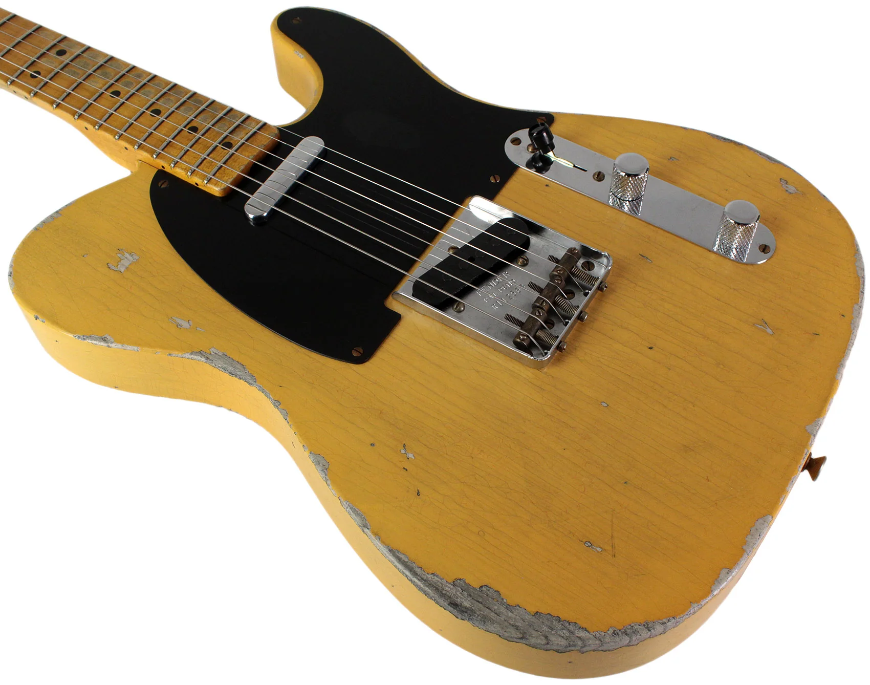 Fender Custom Shop Limited 1951 Telecaster Heavy Relic, Aged Nocaster Blonde - Image 4