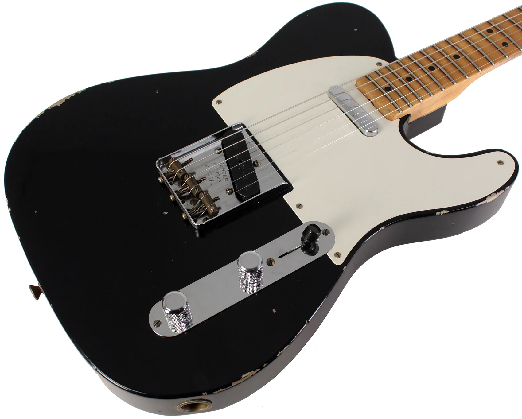 Fender Custom Shop Limited 1951 Telecaster, Relic, Aged Black - Image 2