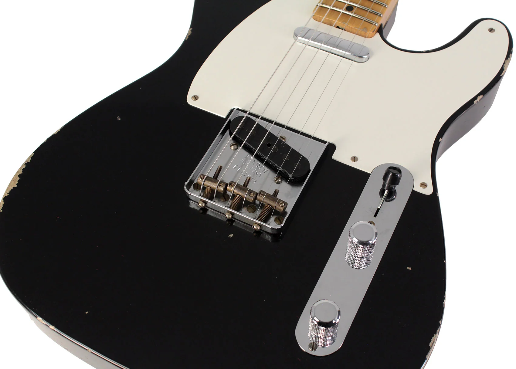 Fender Custom Shop Limited 1951 Telecaster, Relic, Aged Black - Image 3