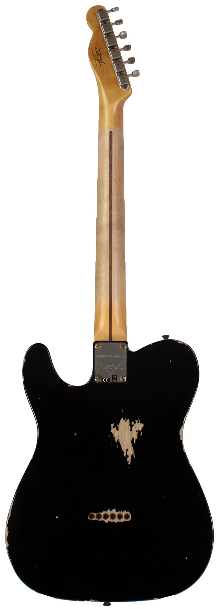 Fender Custom Shop Limited 1951 Telecaster, Relic, Aged Black - Image 7