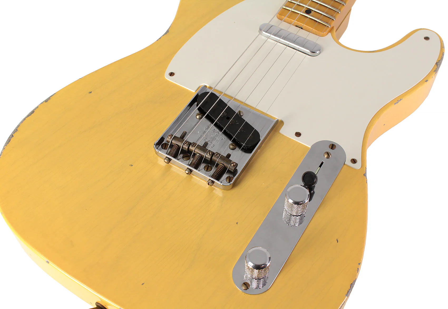 Fender Custom Shop Limited 1951 Telecaster, Relic, Aged Cream - Image 3