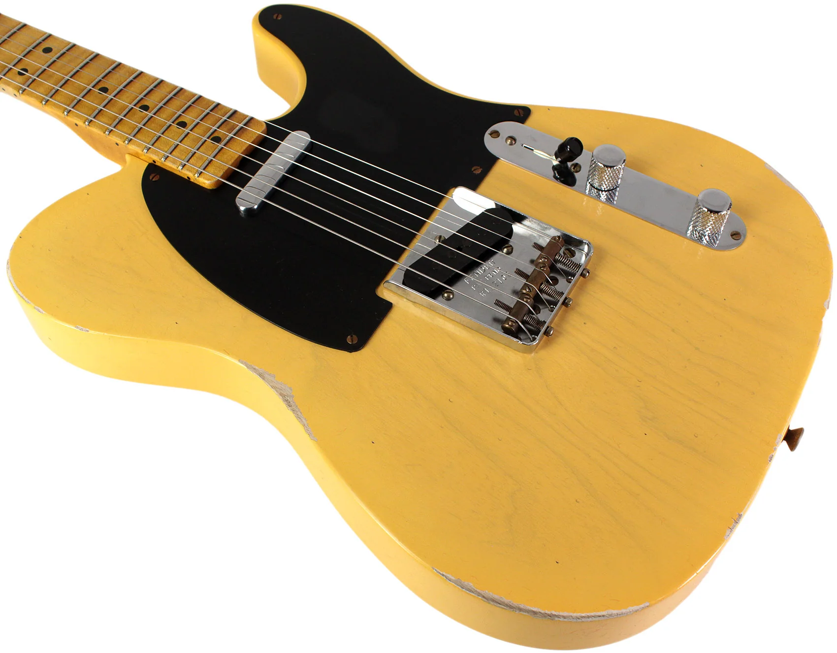 Fender Custom Shop Limited 1951 Telecaster Relic, Aged Nocaster Blonde - Image 4