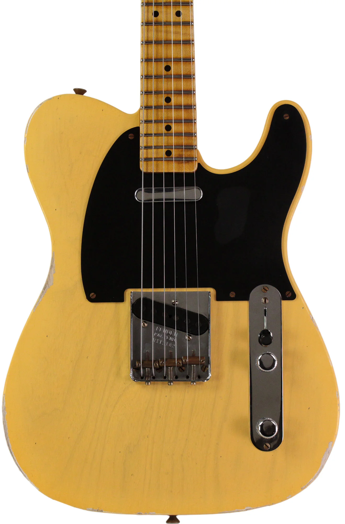 Fender Custom Shop Limited 1951 Telecaster Relic, Aged Nocaster Blonde - Image 6