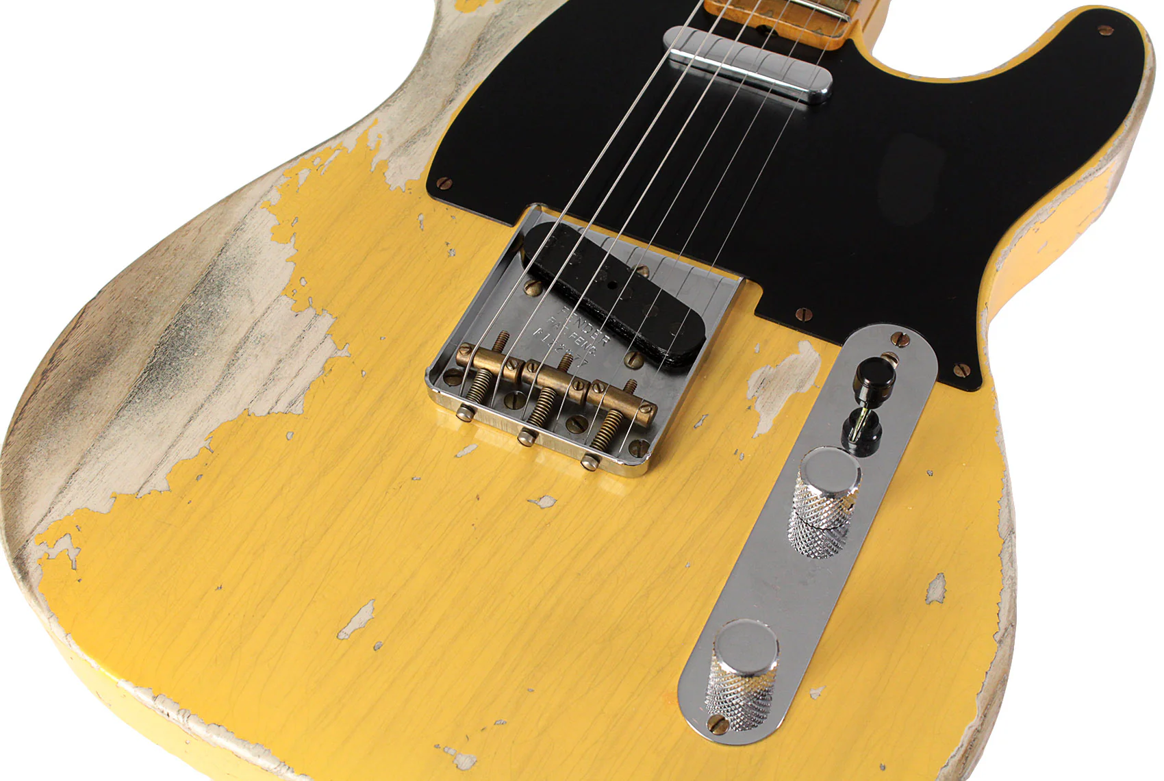 Fender Custom Shop Limited 1951 Telecaster Super Heavy Relic, Aged Nocaster Blonde - Image 3