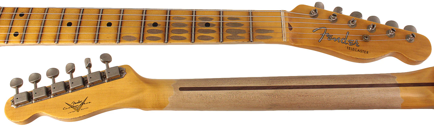 Fender Custom Shop Limited 1955 Telecaster, Relic, Aged Champagne Sparkle - Image 5
