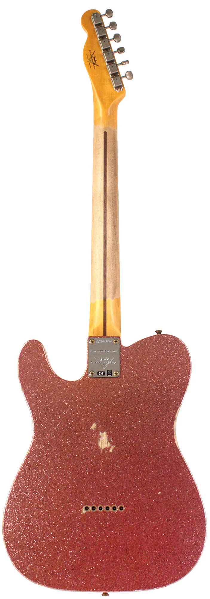 Fender Custom Shop Limited 1955 Telecaster, Relic, Aged Champagne Sparkle - Image 8