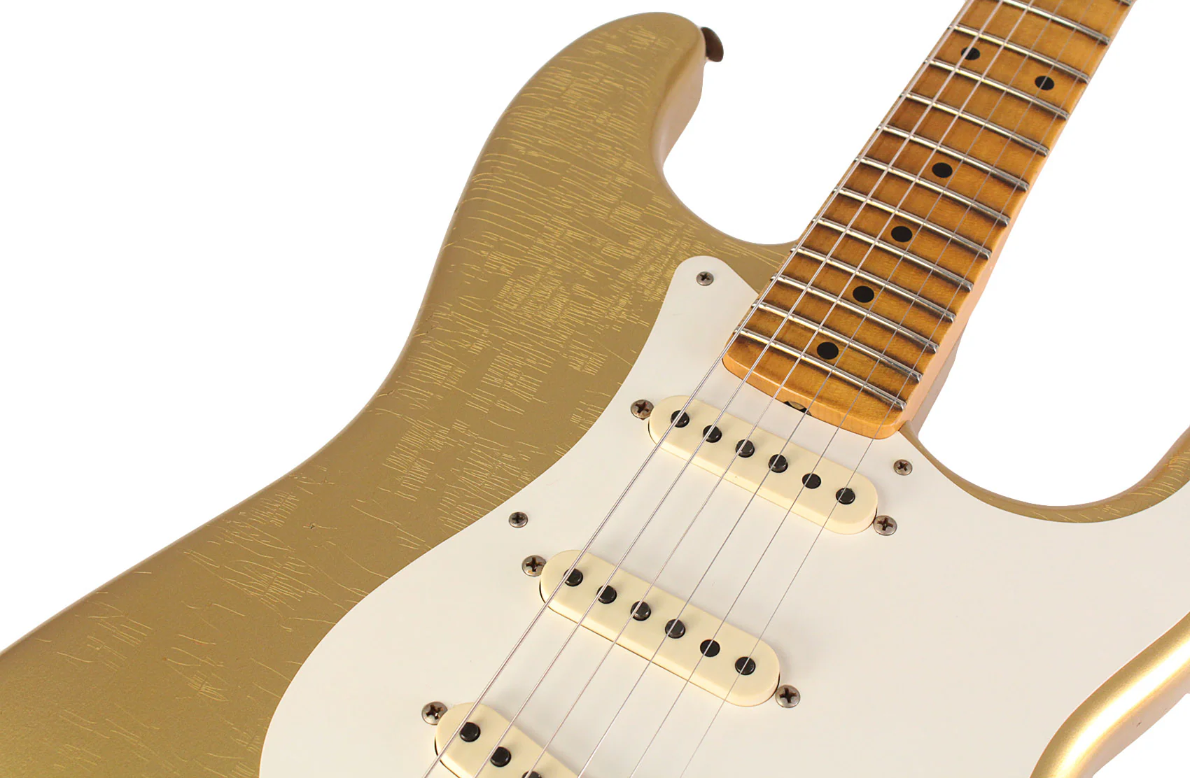 Fender Custom Shop Limited 1957 Stratocaster, Journeyman Relic, Hle Gold - Image 4