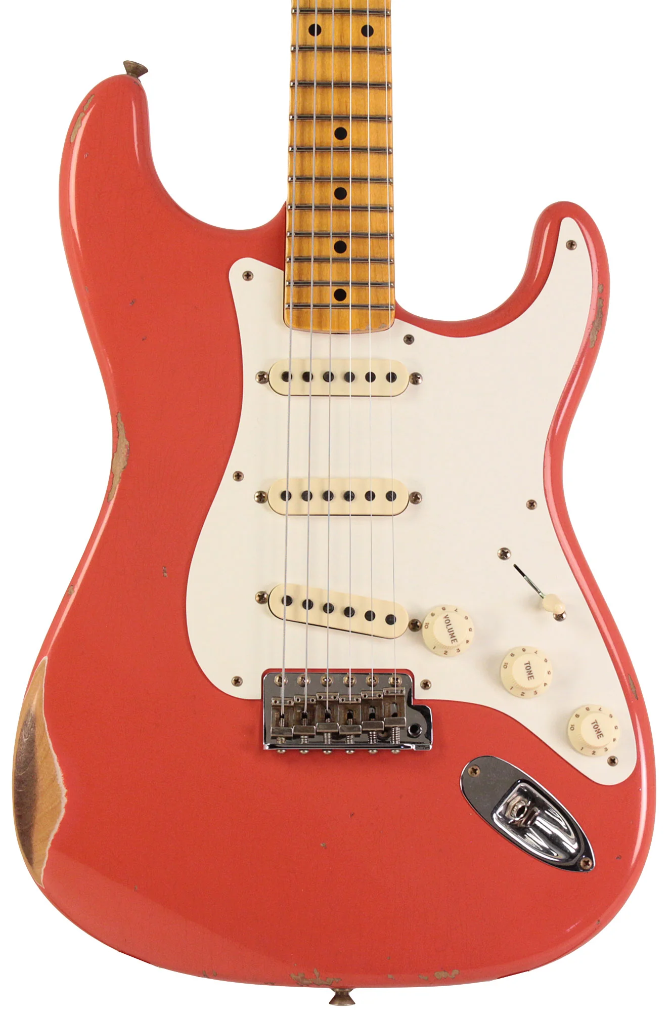 Fender Custom Shop Limited 1957 Stratocaster, Relic, Tahitian Coral - Image 5