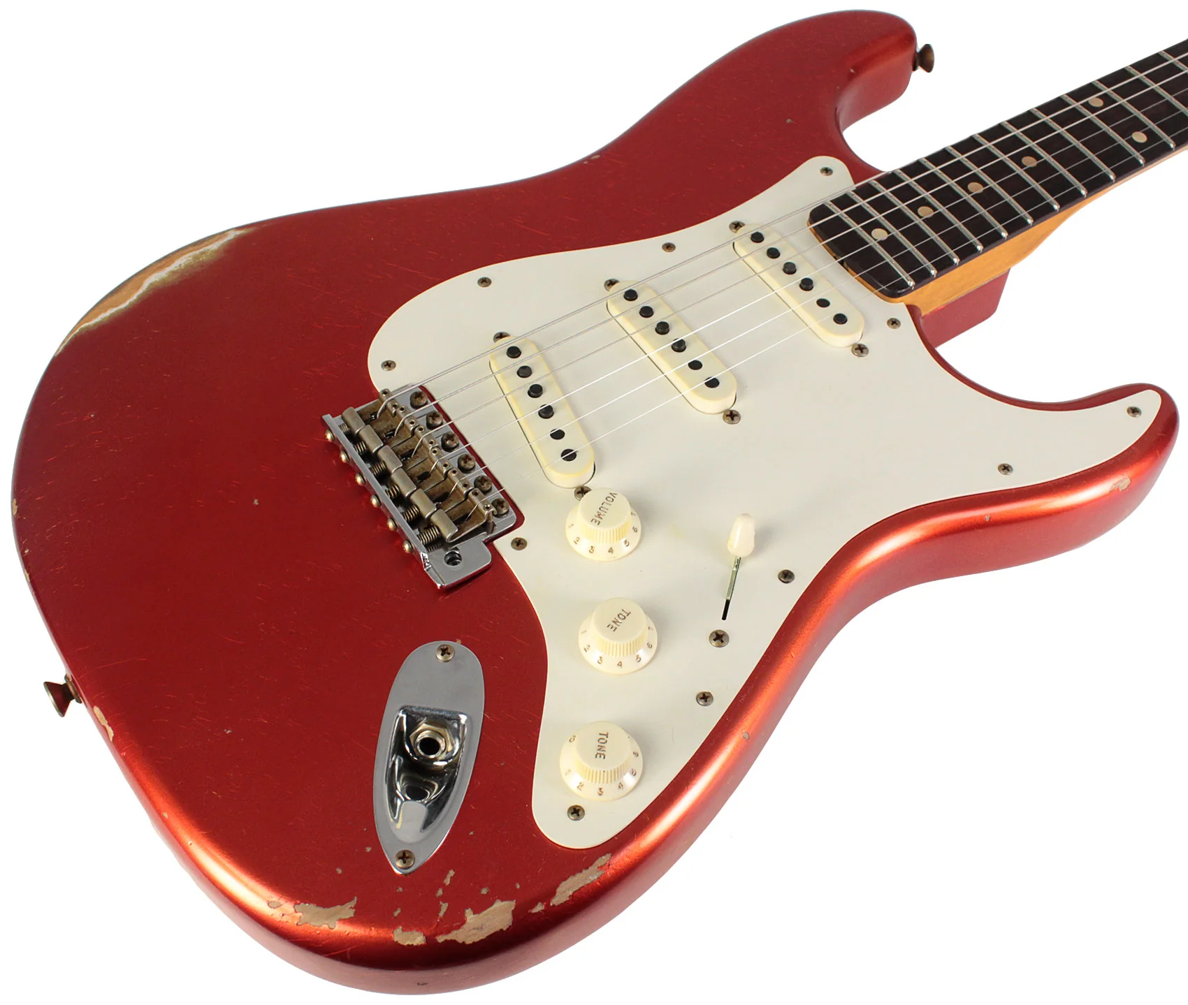 Fender Custom Shop Limited 1959 Stratocaster, Relic, Faded Aged Candy Apple Red - Image 2