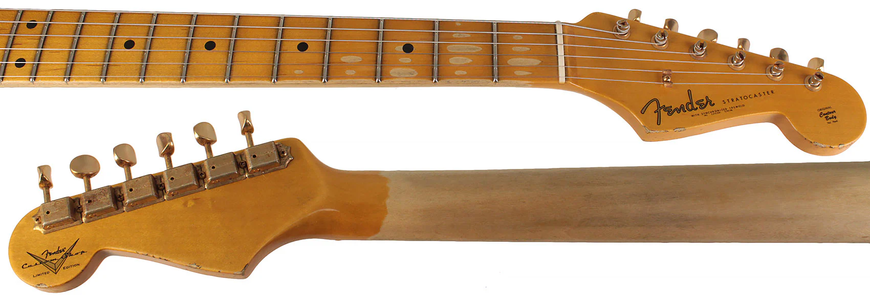 Fender Custom Shop Limited 1962 Bone Tone Stratocaster, Relic, Faded Aged Daphne Blue - Image 8