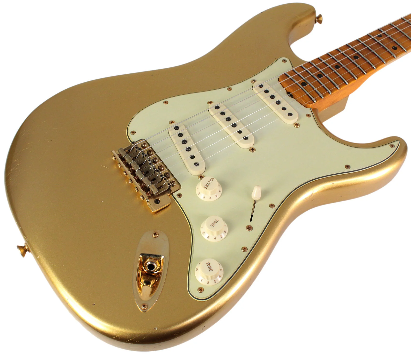 Fender Custom Shop Limited 1962 Bone Tone Stratocaster, Journeyman Relic, Aged Aztec Gold - Image 2