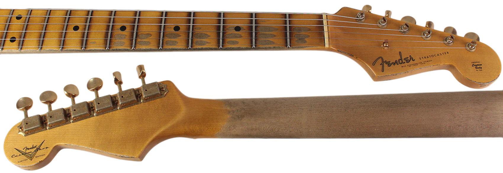 Fender Custom Shop Limited 1962 Bone Tone Stratocaster Journeyman Relic, Dirty Shell Pink - Image 8