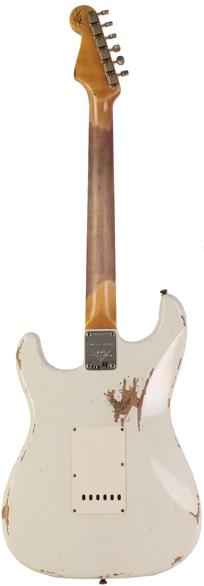 Fender Custom Shop Limited 1963 Stratocaster, Heavy Relic, Aged Olympic White - Image 5
