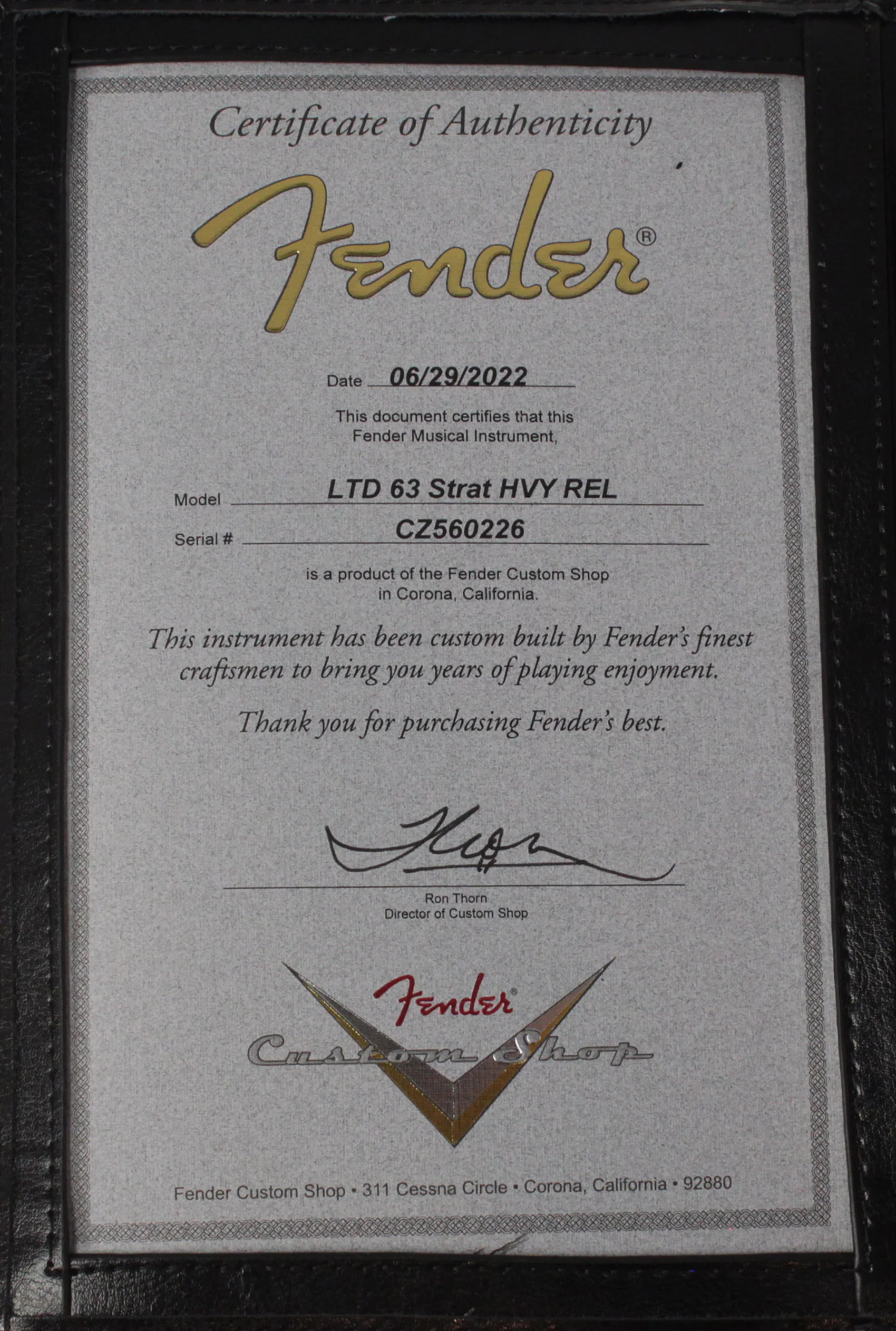 Fender Custom Shop Limited 1963 Stratocaster, Heavy Relic, Aged Olympic White - Image 9