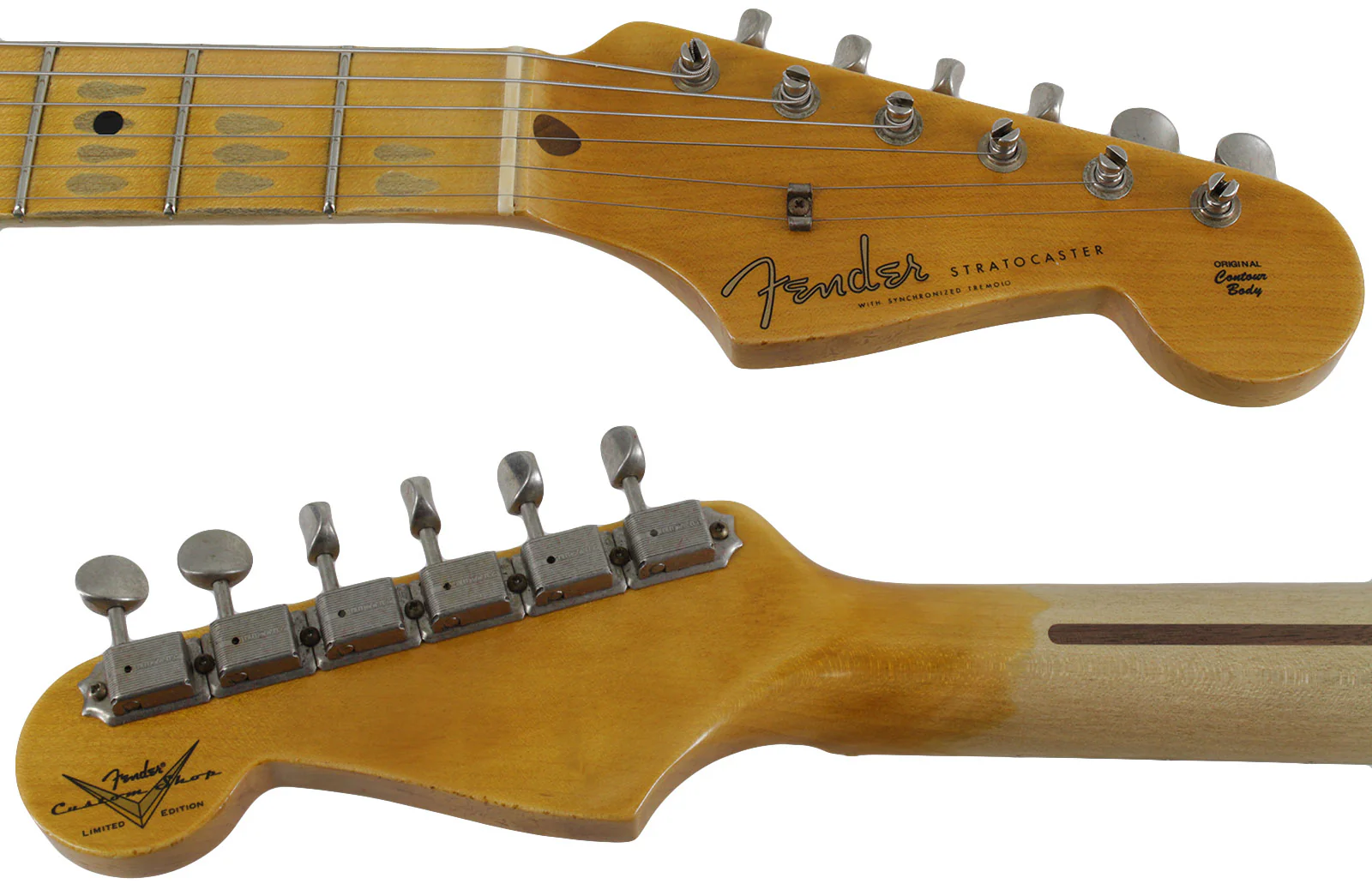 Fender Custom Shop Limited '55 Dual-Mag Strat Journeyman, Aged Sherwood Green Metallic - Image 9