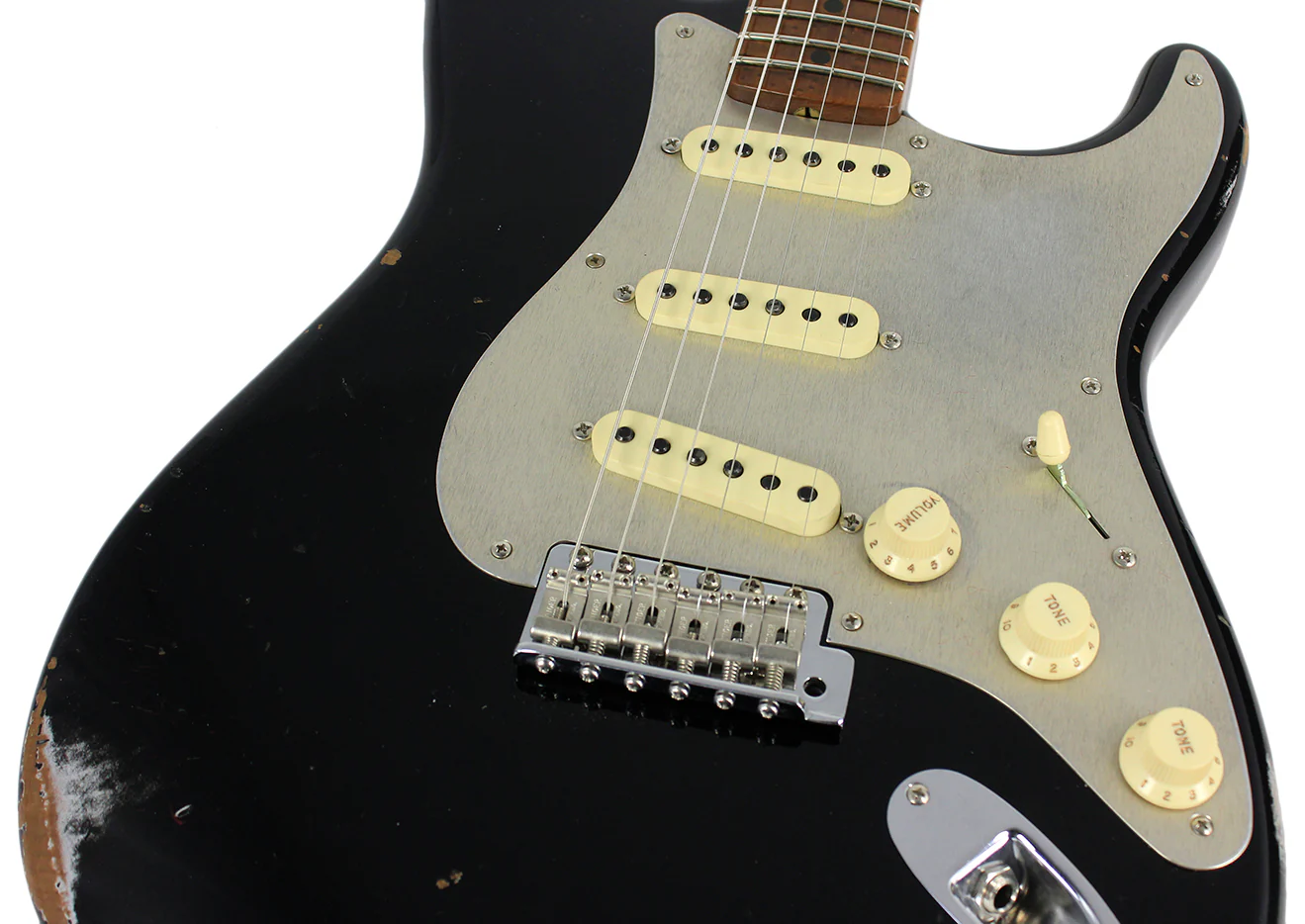 Fender Custom Shop LTD '56 Fat Roasted Strat, Journeyman Relic, Aged Black - Image 6