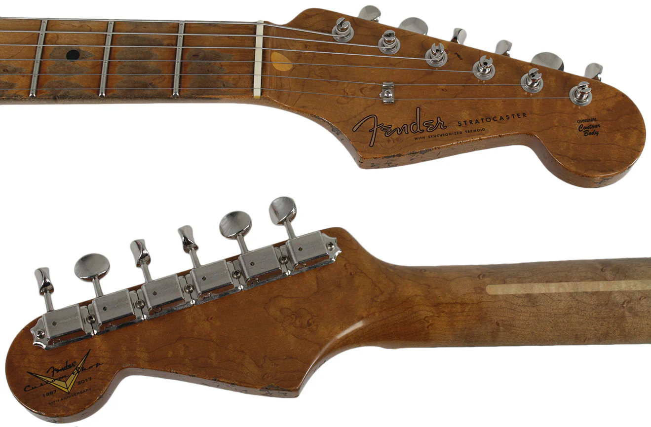 Fender Custom Shop LTD '56 Fat Roasted Strat, Journeyman Relic Aged Desert Sand - Image 8