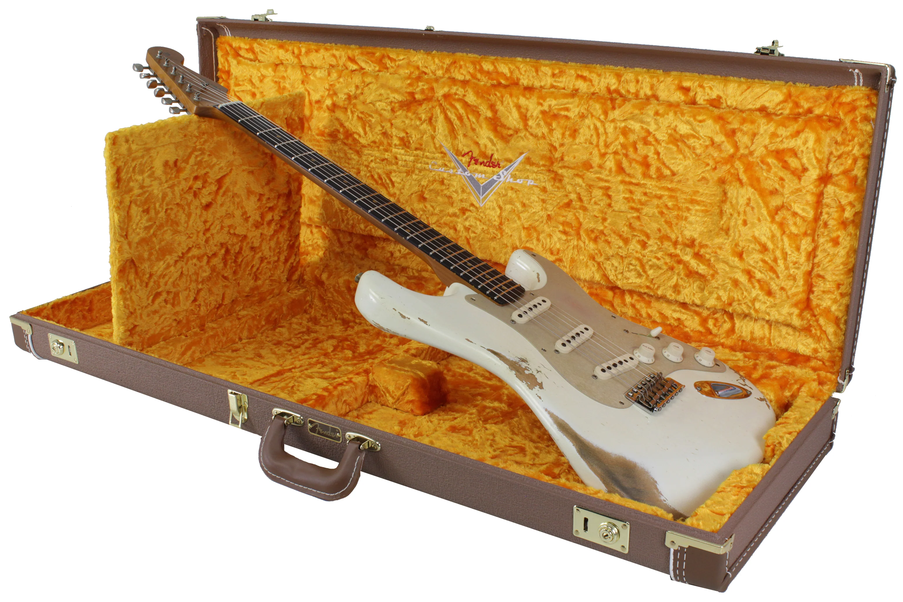 Fender Custom Shop LTD '59 Stratocaster, Heavy Relic, Aged Olympic White - Image 10