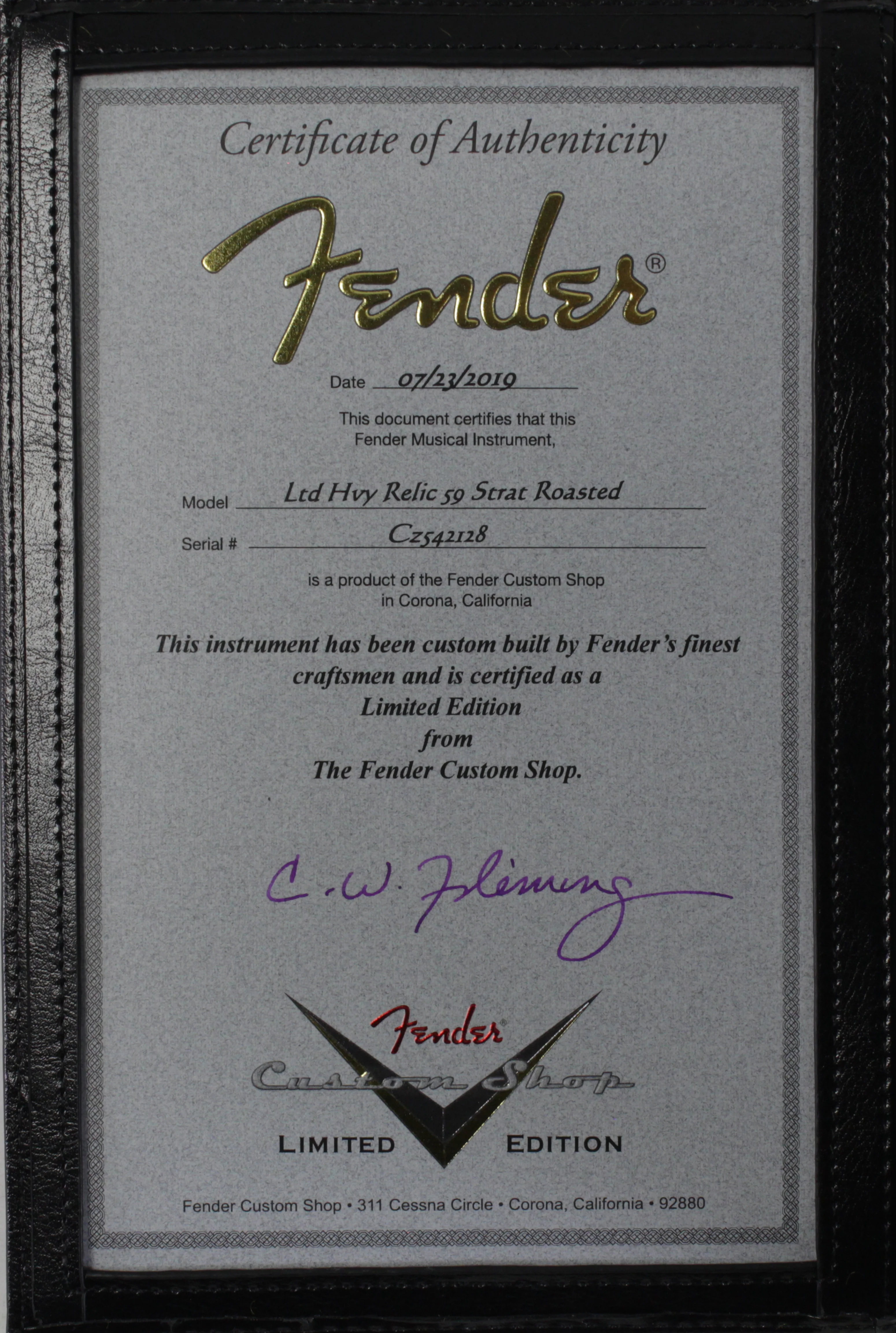 Fender Custom Shop LTD '59 Stratocaster, Heavy Relic, Aged Olympic White - Image 11