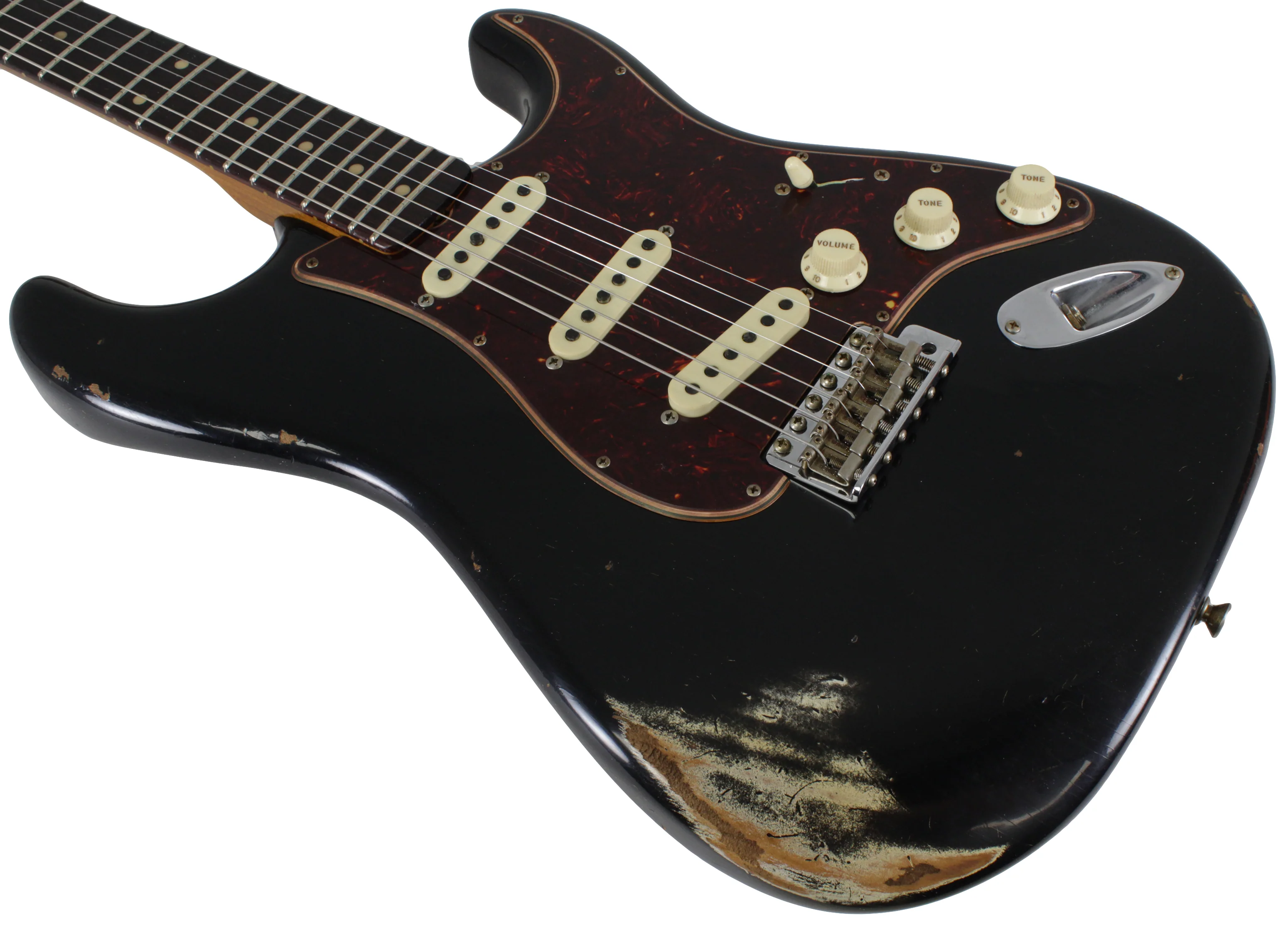 Fender Custom Shop LTD '60 Roasted Strat, Heavy Relic, Aged Black - Image 4