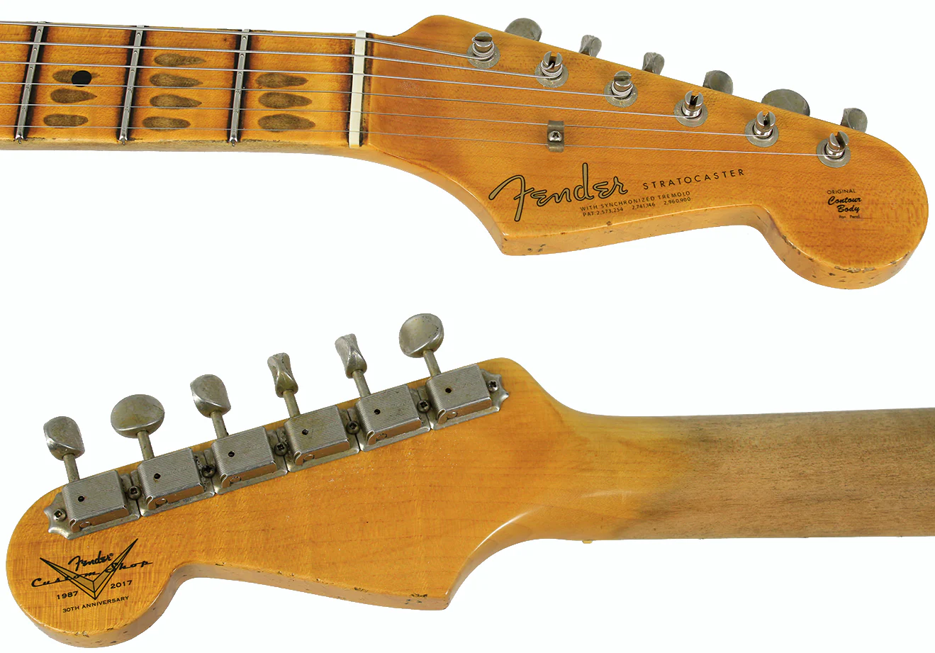 Fender Custom Shop LTD '64 Special Strat, Relic, Aged Aztec Gold over Gold Sparkle - Image 8