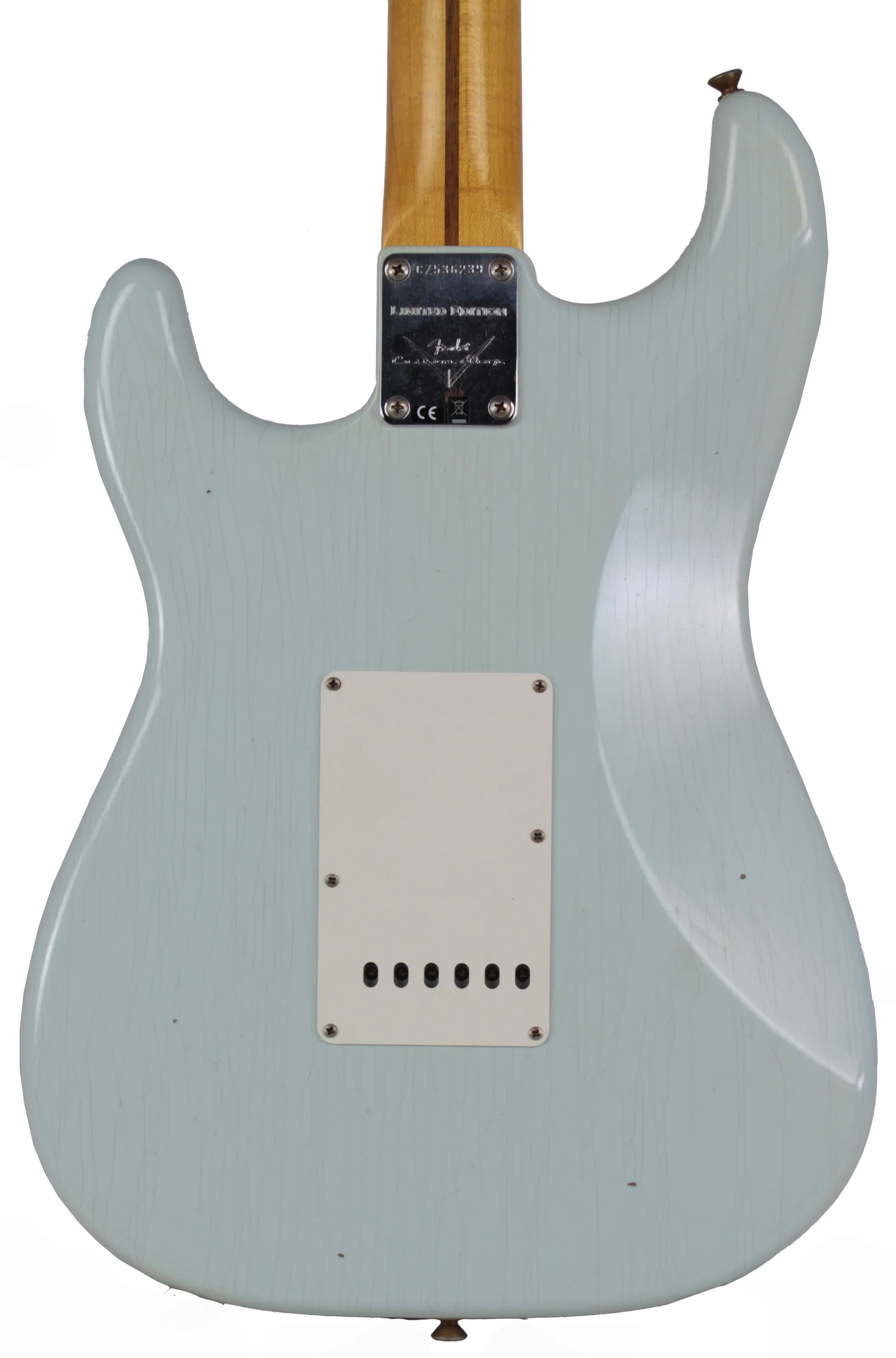 Fender Custom Shop Ltd Journeyman Tomatillo Strat, Faded Sonic Blue - Image 3