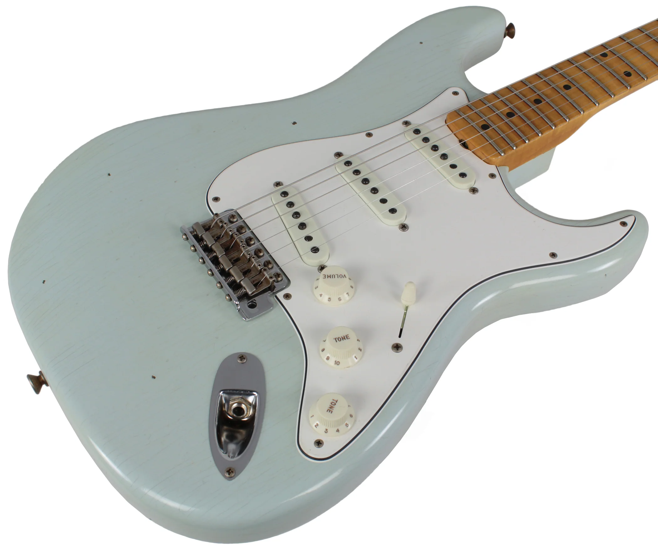 Fender Custom Shop Ltd Journeyman Tomatillo Strat, Faded Sonic Blue - Image 5