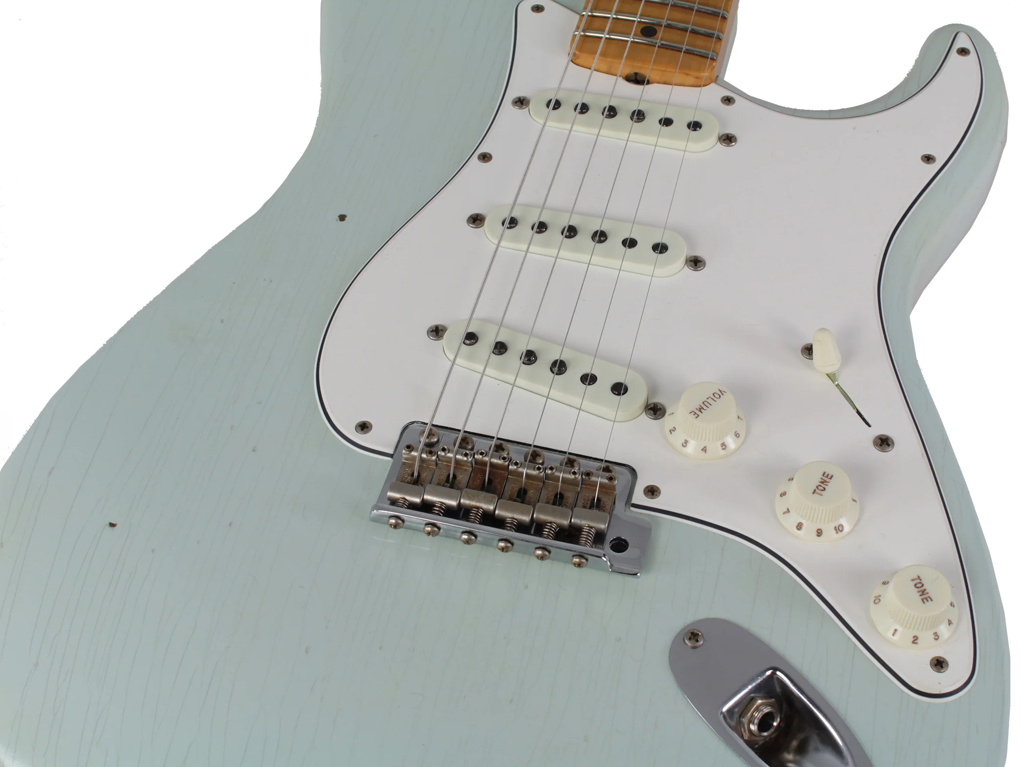 Fender Custom Shop Ltd Journeyman Tomatillo Strat, Faded Sonic Blue - Image 6