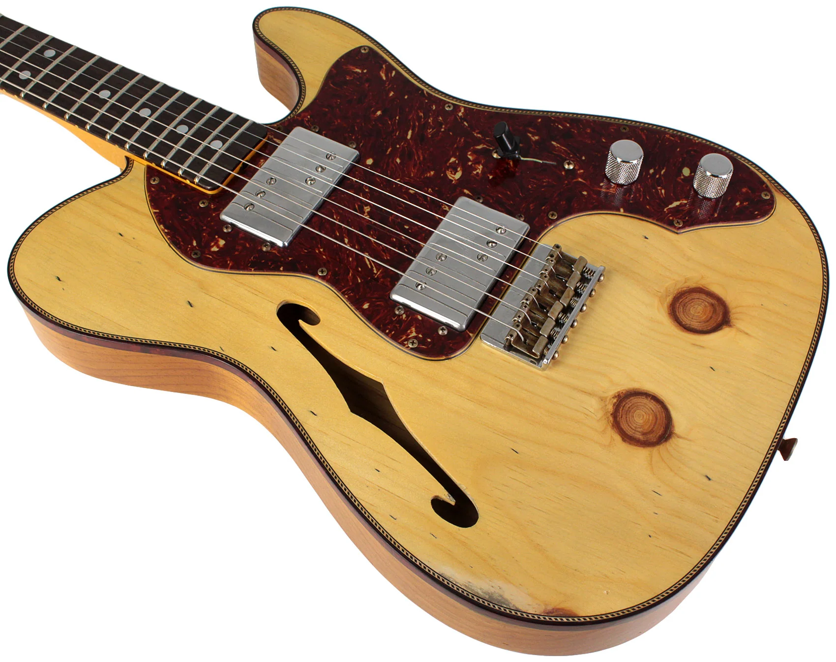 Fender Custom Shop Limited Knotty Pine Cunife Tele Relic, Aged Natural - Image 4