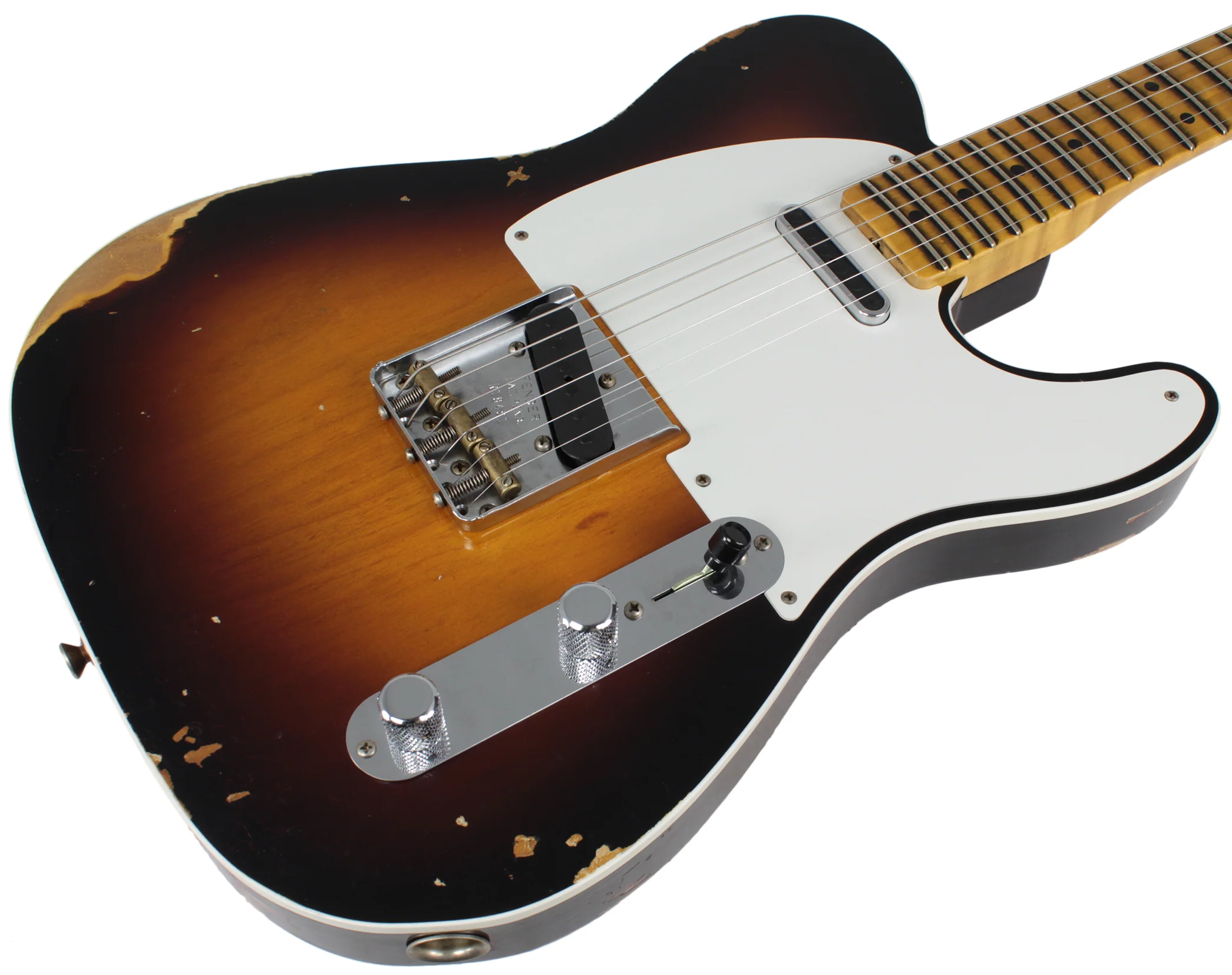 Fender Custom Shop Ltd Relic Double Esquire Special, Wide Fade 2TS - Image 5