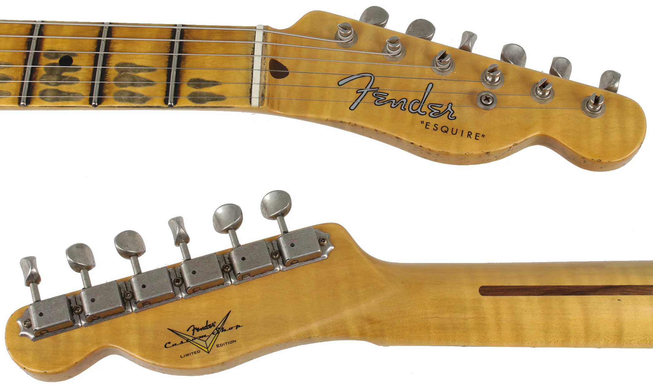 Fender Custom Shop Ltd Relic Double Esquire Special, Wide Fade 2TS - Image 8