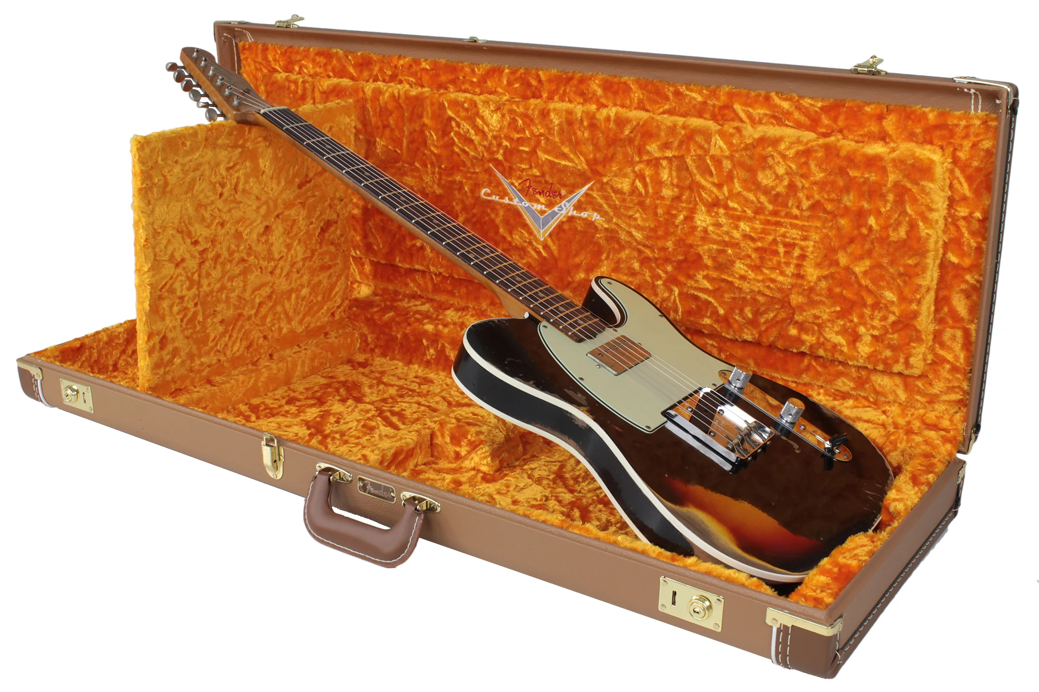 Fender Custom Shop Ltd Heavy Relic Reverse Custom HS Tele, Black o/ 3TS - Image 9