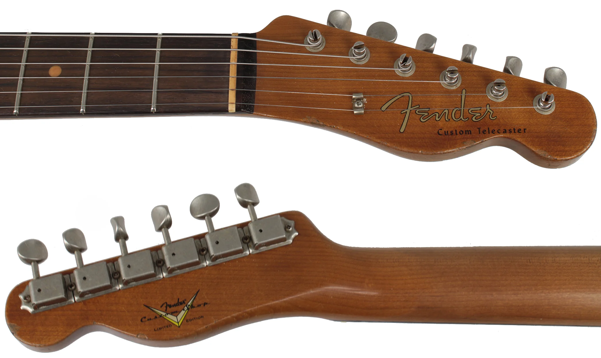 Fender Custom Shop Ltd Heavy Relic Reverse Custom HS Tele, Daphne Blue o/ 3TS - Image 8