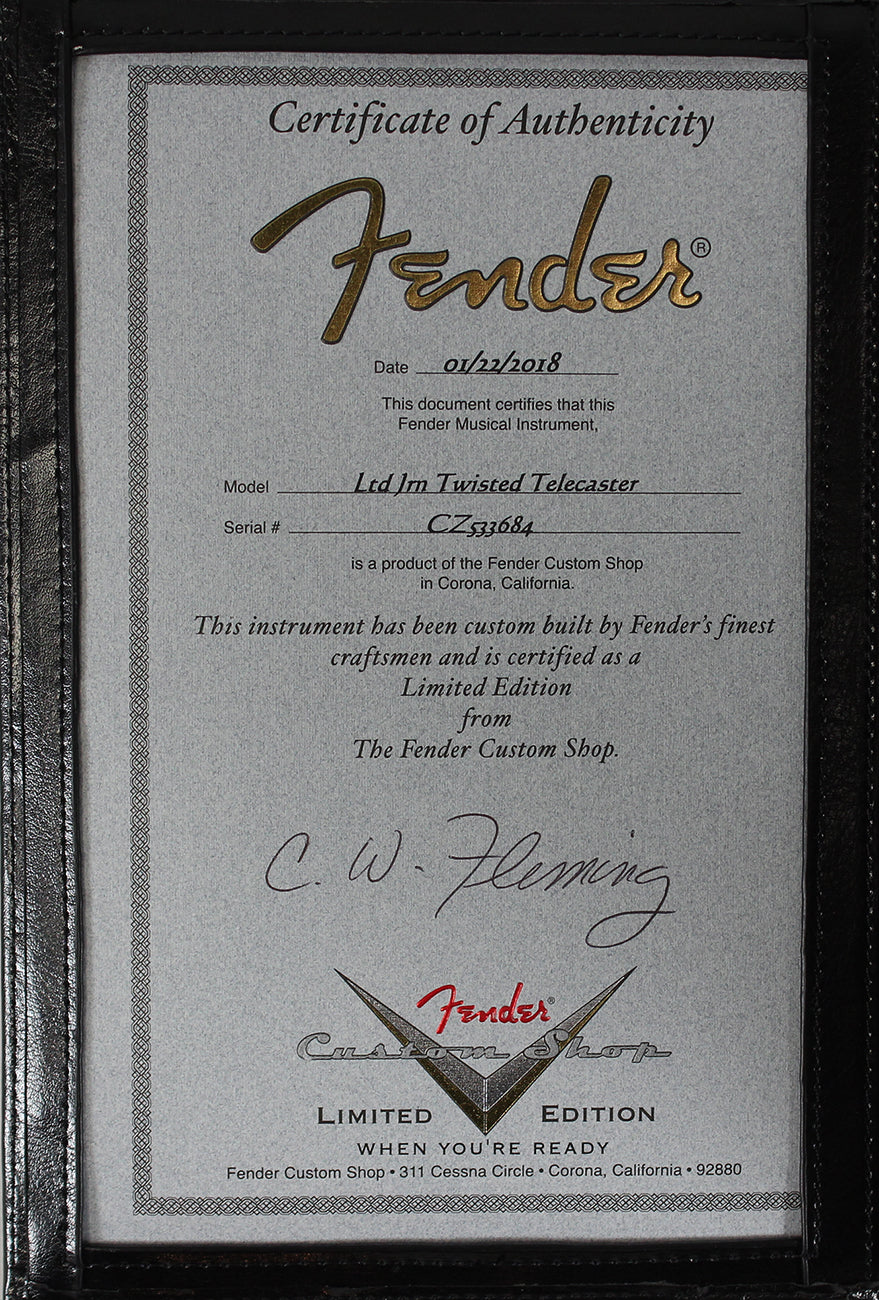Fender Custom Shop LTD Twisted Tele Journeyman Relic, Aged Blue Sparkle - Image 10
