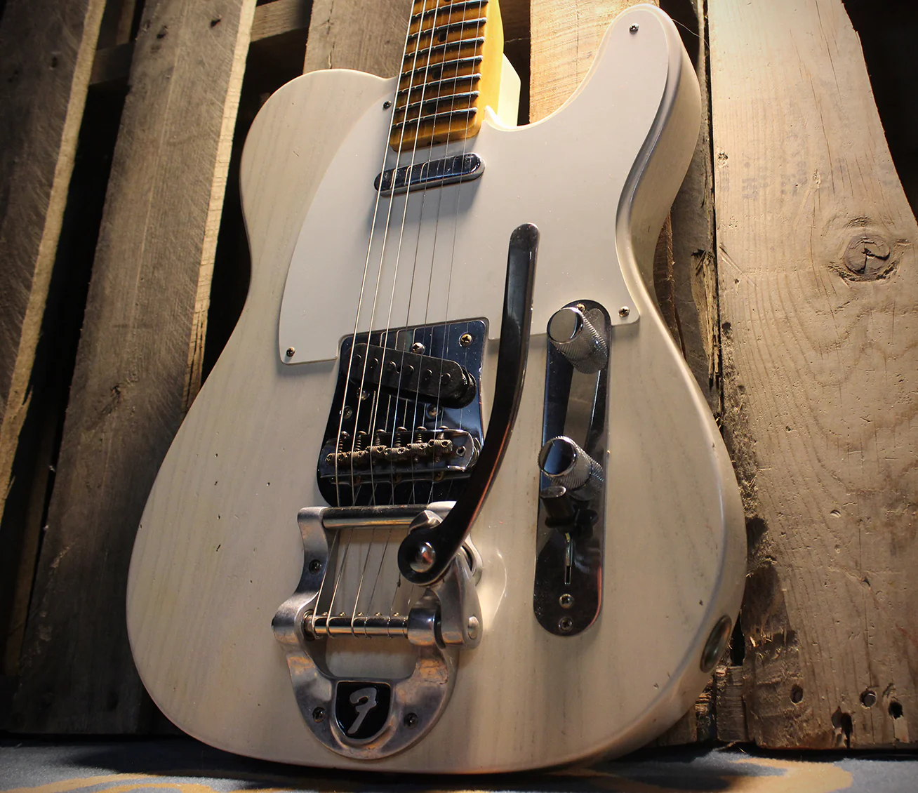 Fender Custom Shop LTD Twisted Tele Journeyman Relic, Aged White Blonde - Image 12