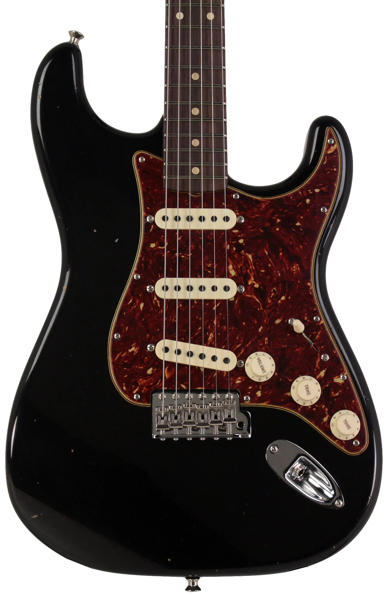 Fender Custom Shop Postmodern Strat Journeyman Relic W/ Cc Hardware, Aged Black - Image 6