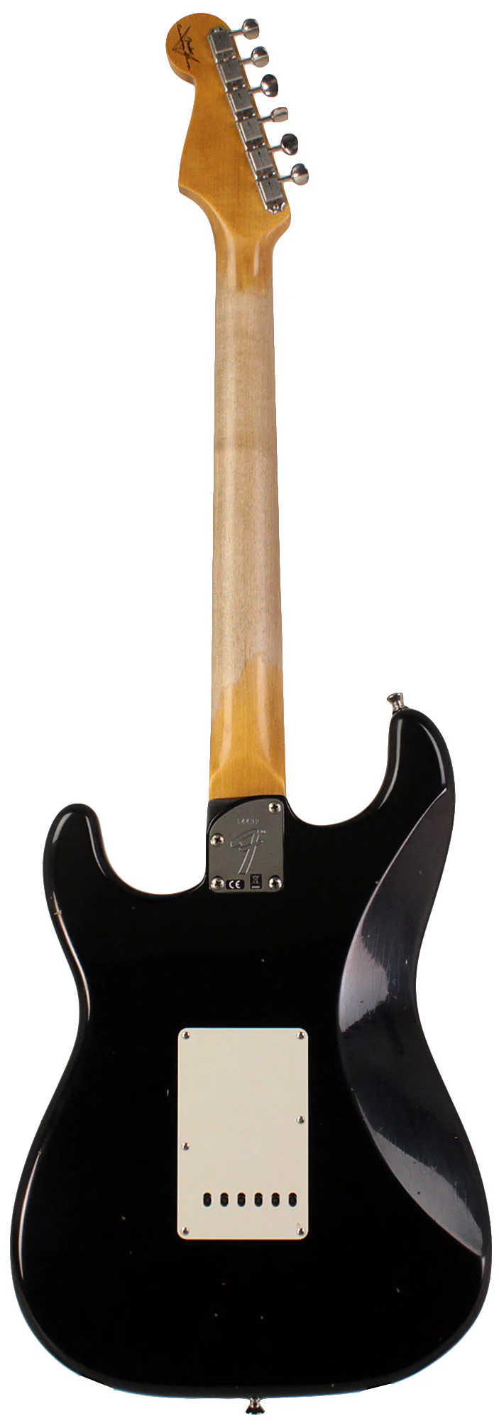 Fender Custom Shop Postmodern Strat Journeyman Relic W/ Cc Hardware, Aged Black - Image 7