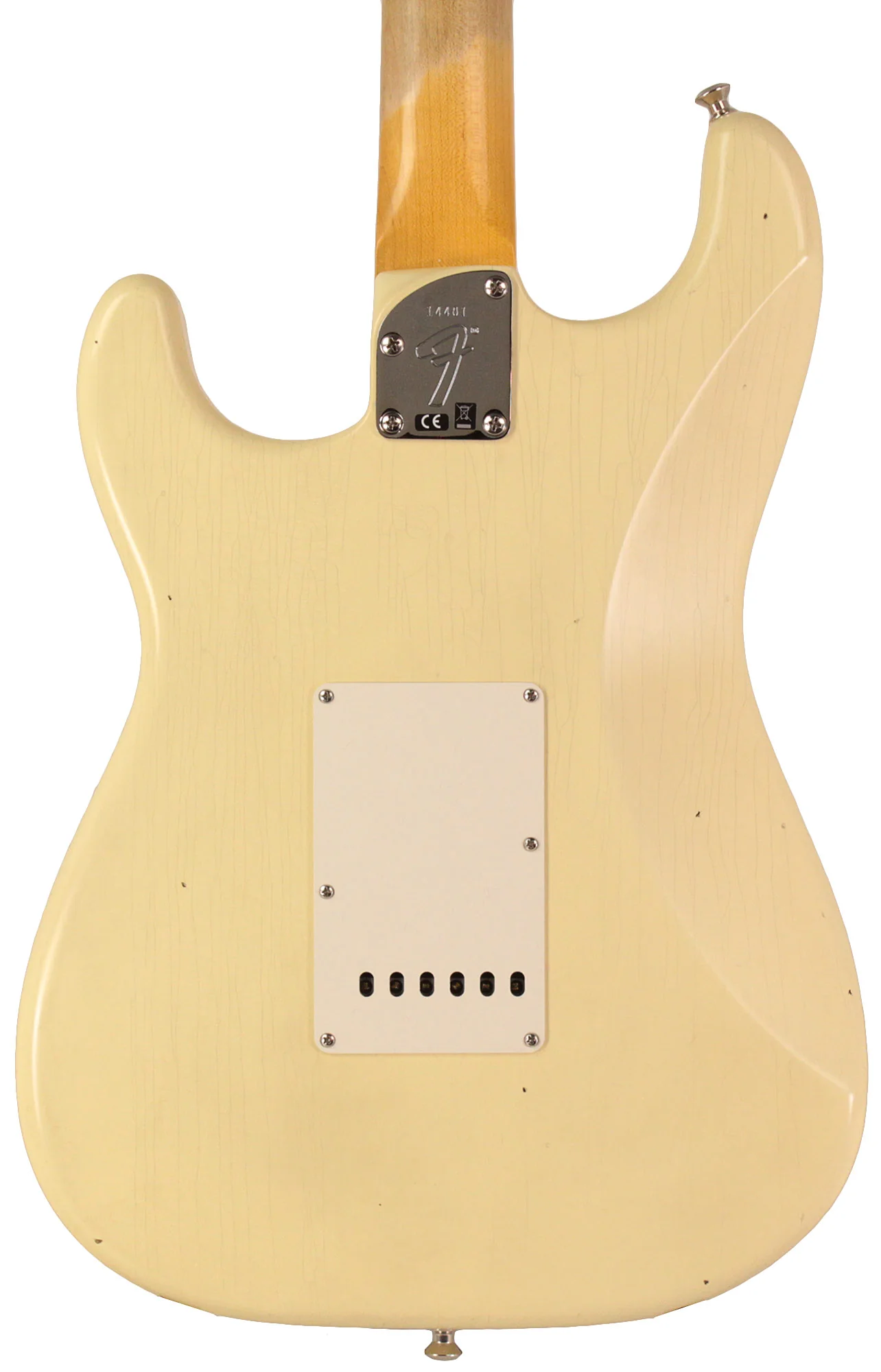Fender Custom Shop Postmodern Strat Journeyman Relic W/ Cc Hardware, Aged Vintage White - Image 5