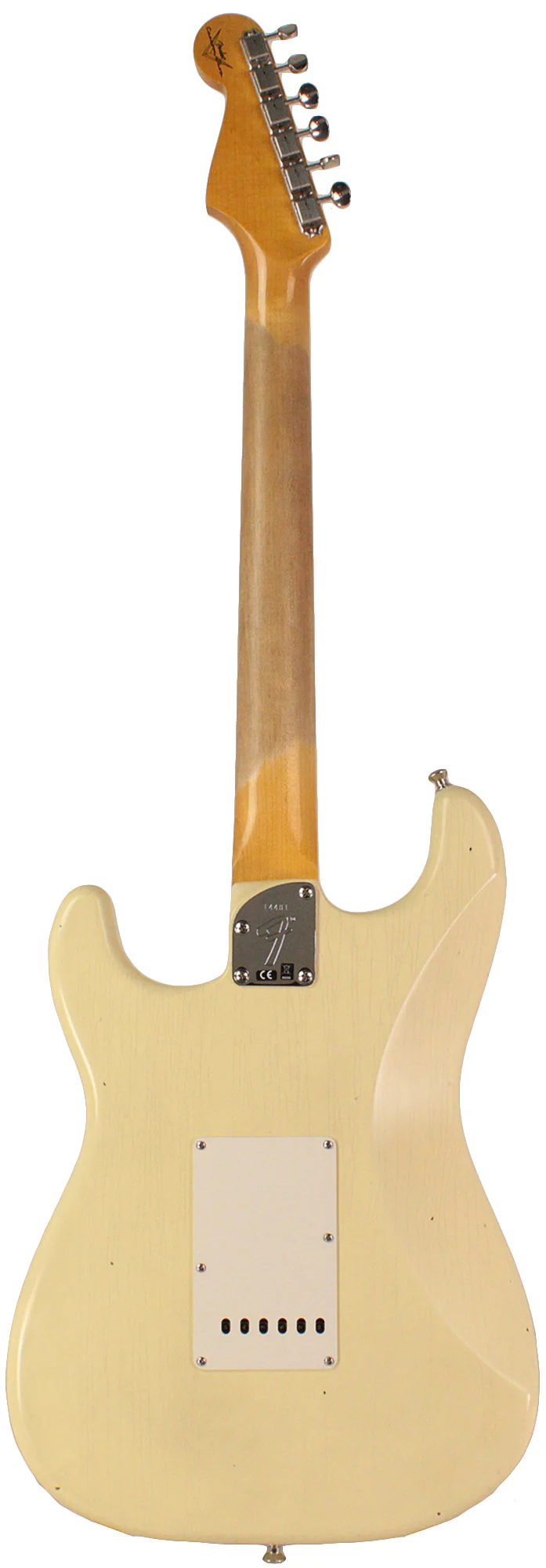 Fender Custom Shop Postmodern Strat Journeyman Relic W/ Cc Hardware, Aged Vintage White - Image 7