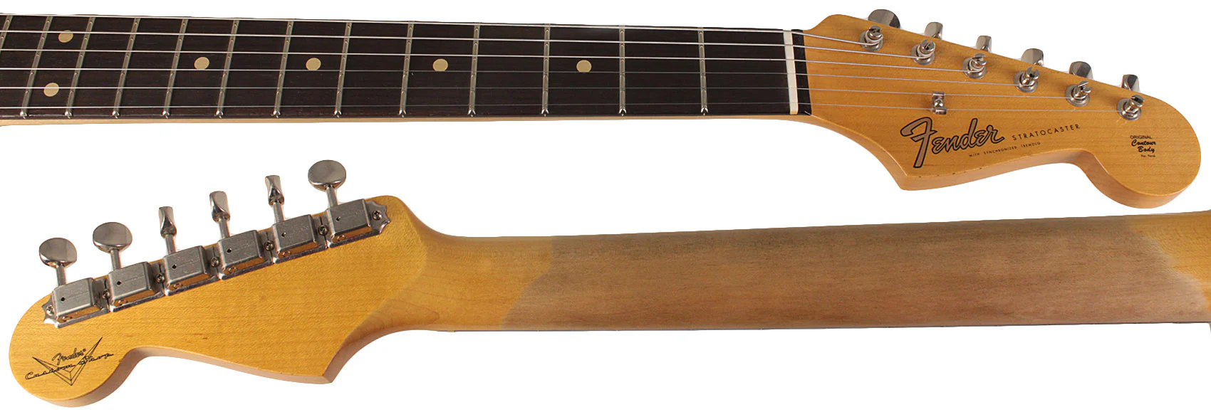 Fender Custom Shop Postmodern Strat Journeyman Relic W/ Cc Hardware, Aged Vintage White - Image 8